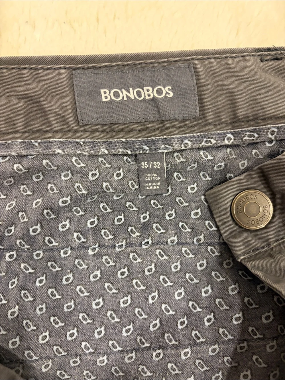 Bonobos Men’s Straight Leg Slim Fit Chino
